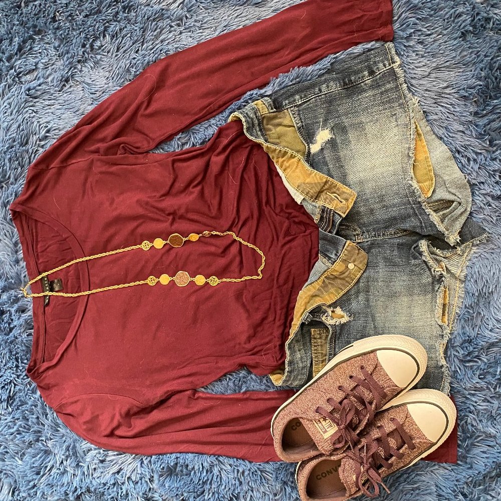 Denim Shorts with Army Pockets